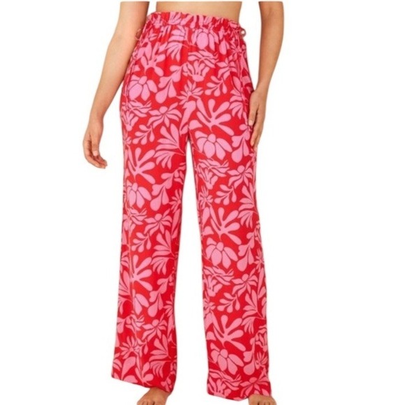 Shade&shore Pants - Shade & Shore Women's Wide-Leg Beach Swim Coverup Pants L